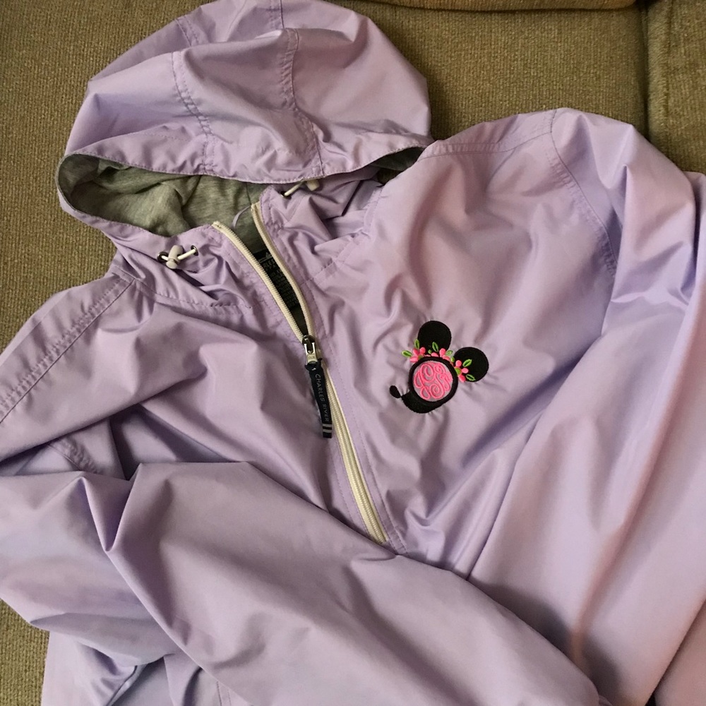 NWOT Flower & Garden Minnie Rain Pullover, XXL
